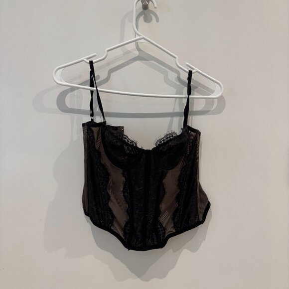 Urban Outfitters Out From Under Corset Top – Black / Size M - Picture 4 of 4